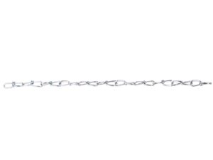 EUROLITE dubbelslinga kedja 2,5 mm, WLL 20 kg, 33 cm