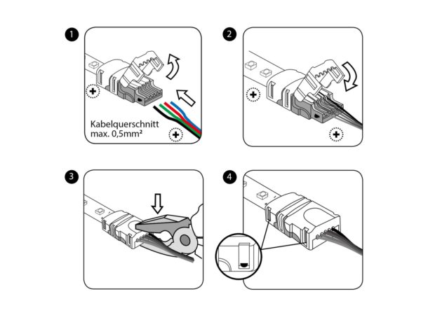 EUROLITE LED Strip Flexibel Kontakt 2Pin 8mm - Bild 3