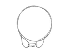 EUROLITE Stålrep (SC) 900x3mm silver