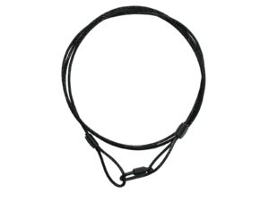 EUROLITE Stålrep (SC) 900x3mm svart