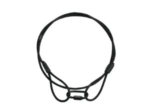 EUROLITE Stålrep (SC) 900x4mm svart