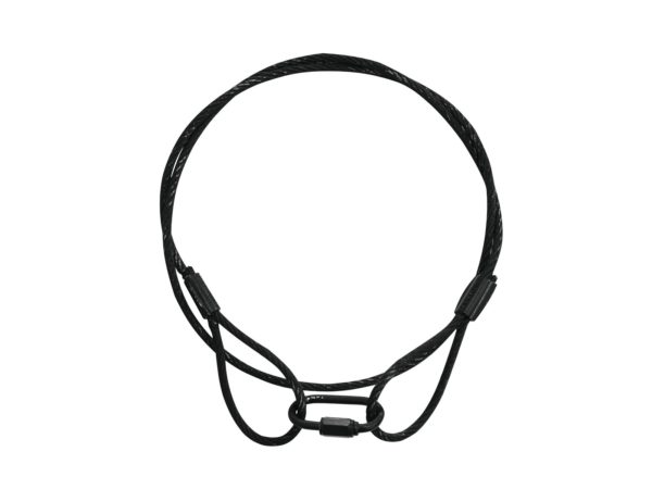 EUROLITE Stålrep (SC) 900x4mm svart